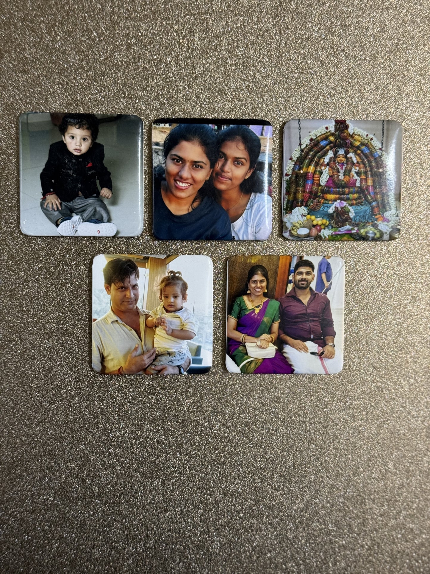 5 Custom Fridge Photo Magnets